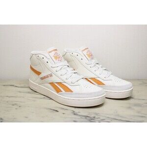 Reebok Club C Form High Chalk Burnt Orange Women’s (US 6.5) NEW IN BOX - GZ2431